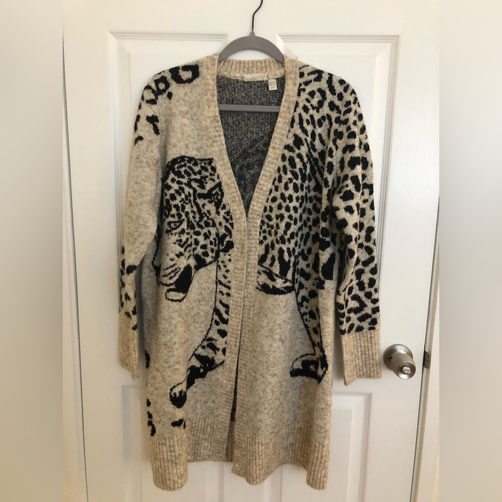 Retrod Long sweater/cardigan. Size Small Petite.
